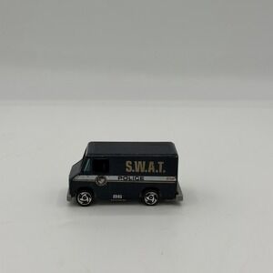 Vintage 1986 Hot Wheels SWAT Police 86 Van Navy Blue